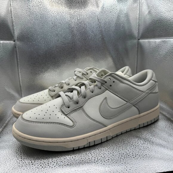 Size 14 Nike Dunk Low Mens Sail and Light‎ Bone Athletic Sneaker DD1503-107 - Picture 6 of 11